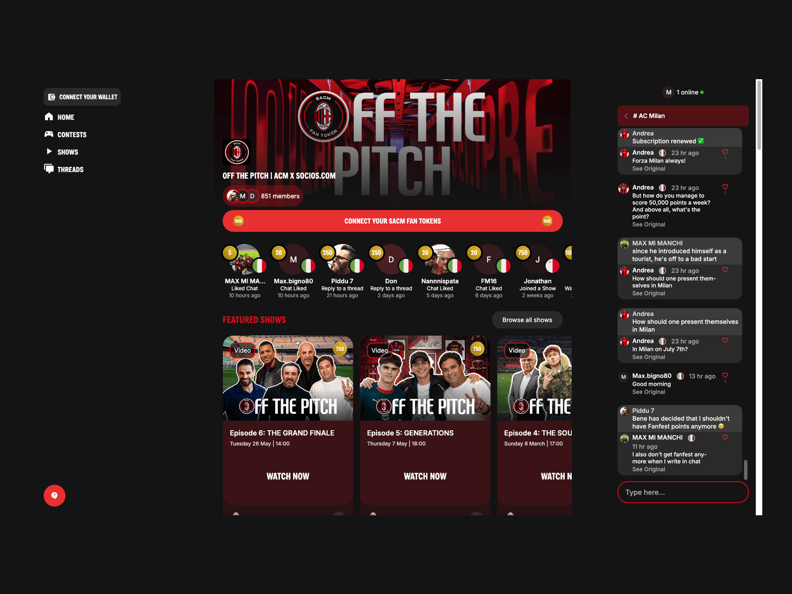 FanFest 3.0 platform live fan engagement interface