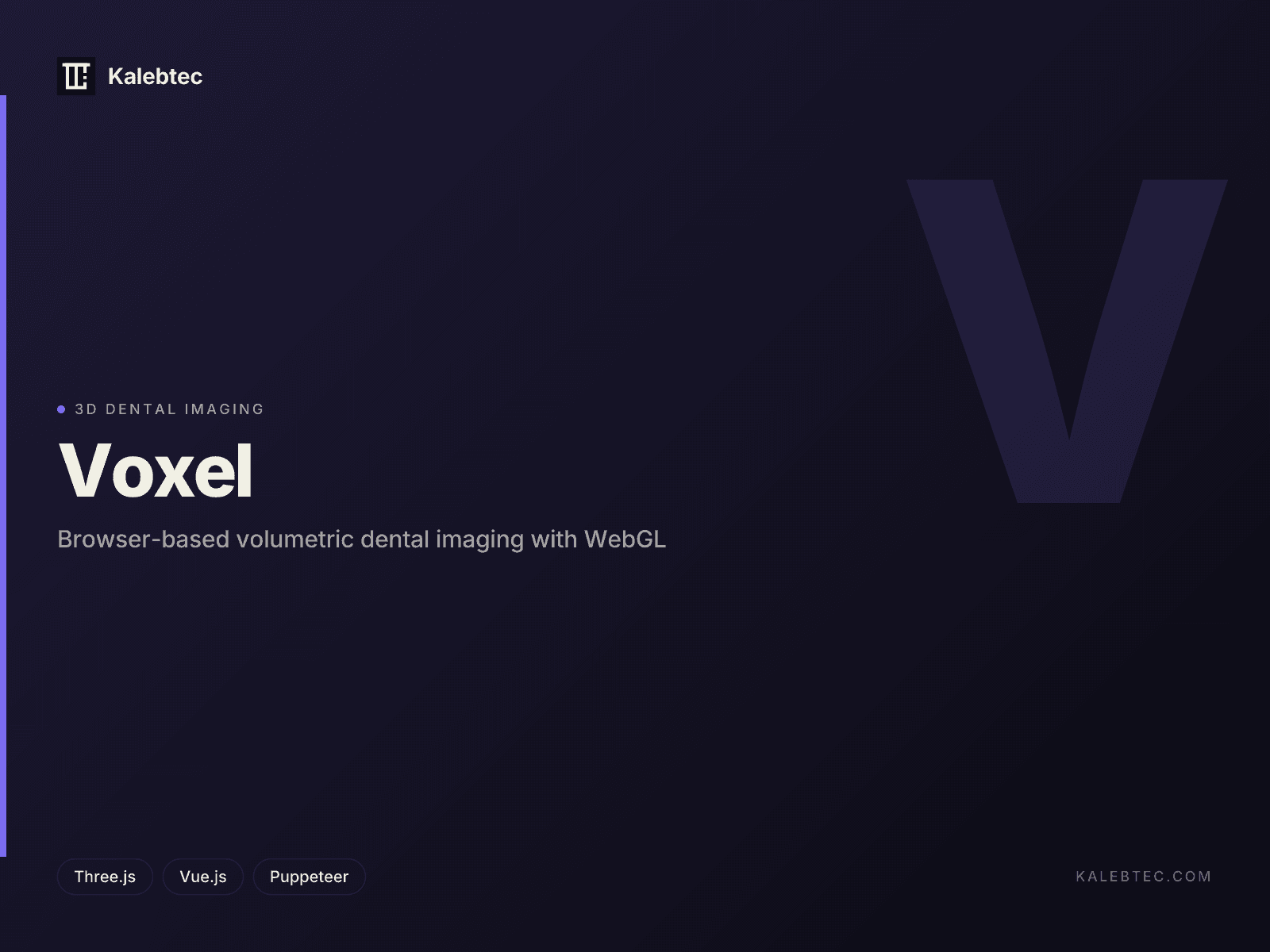 Voxel 3D dental imaging software interface